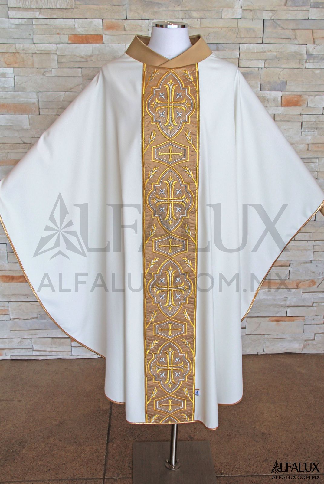 04 IMPERIAL Alfalux Blanco Central y Cuello Dorado Razo (1)